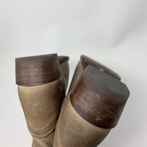 Frye Billy Short Pull On Boots Size 7 Gray - Picture 7 of 8